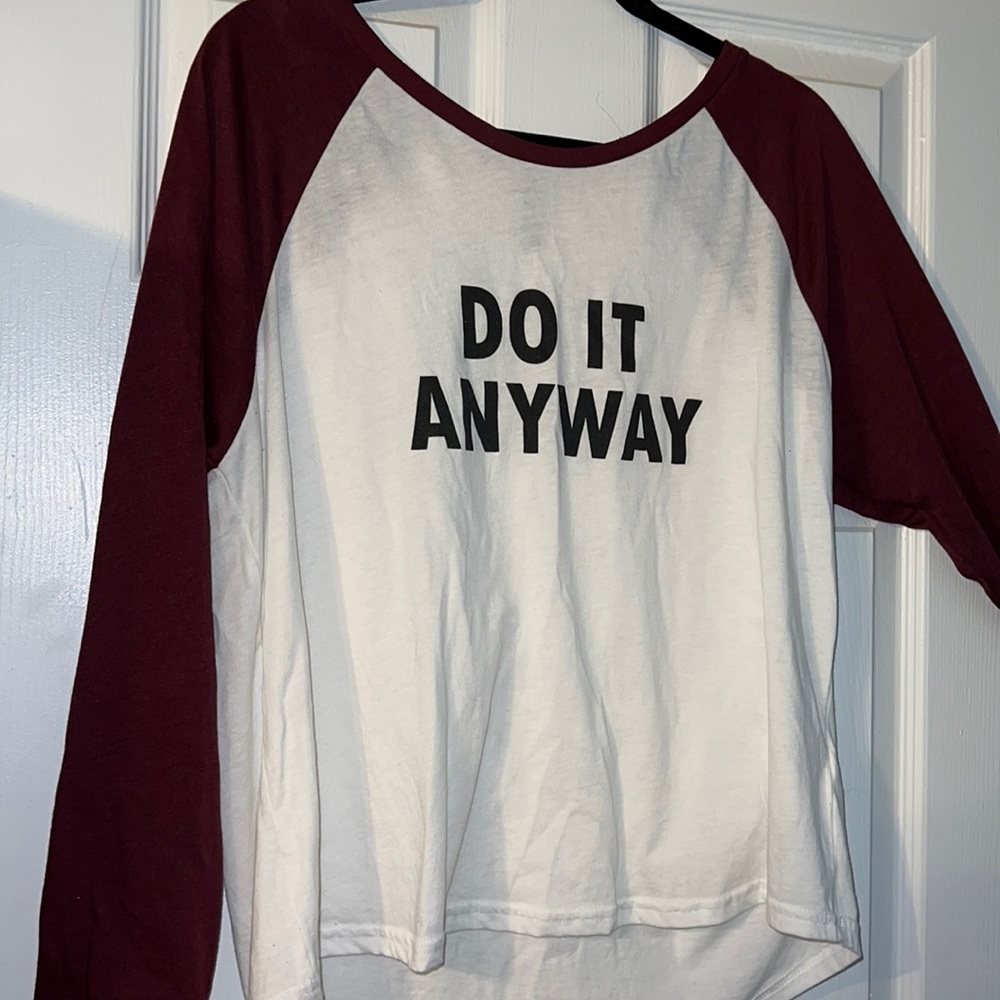 H&M Long Sleeve Baseball Tee